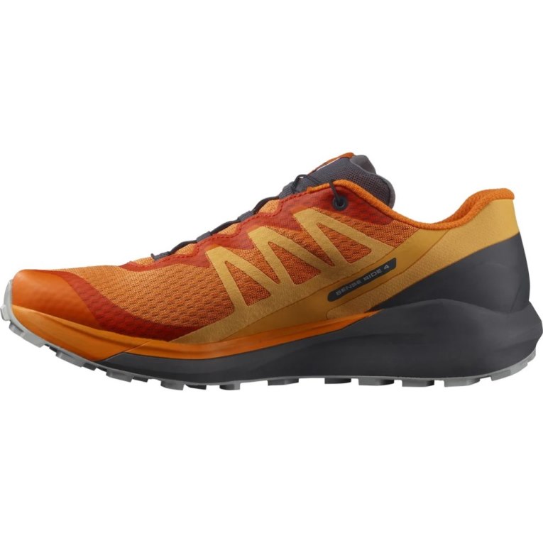 Orange Salomon Sense Ride 4 Men's Trail Running Shoes | IE GS7936